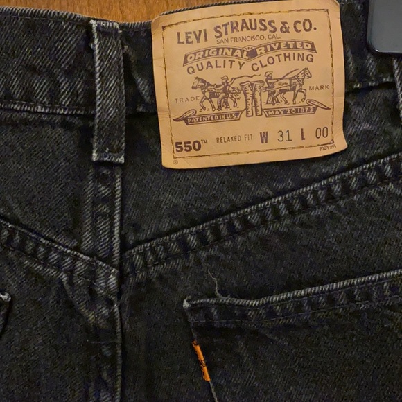Vintage 550 Levi’s Denim Jean Shorts - Picture 3 of 3